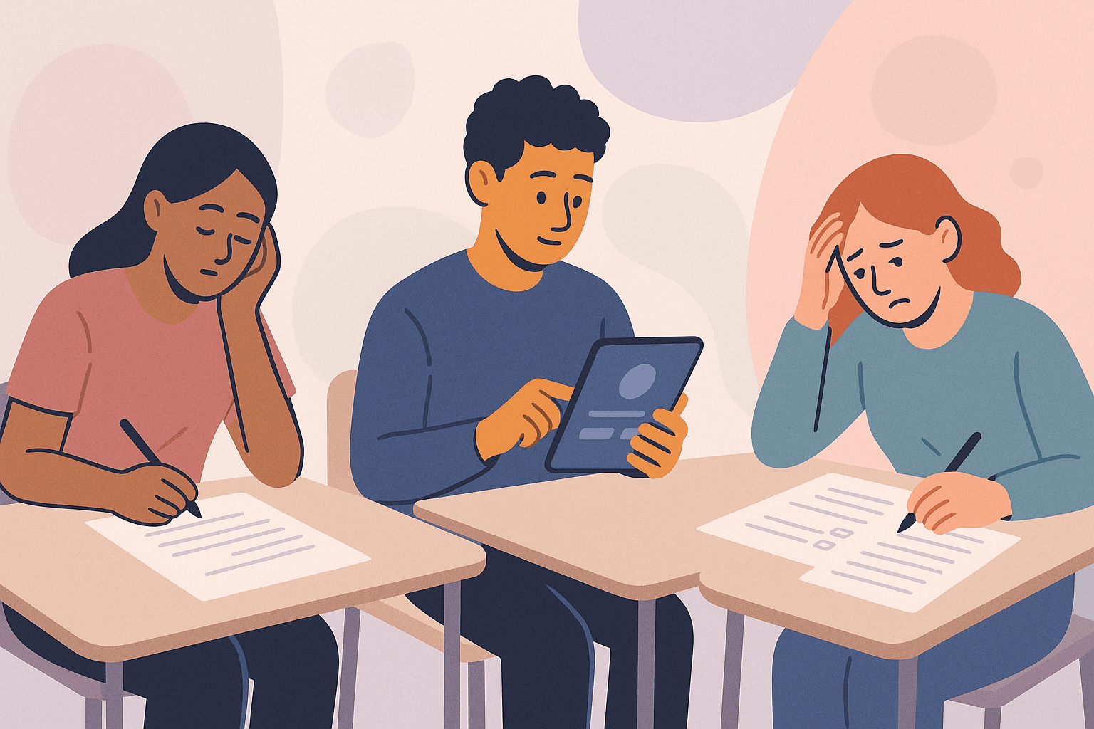 Students use Reflexion for exam stress